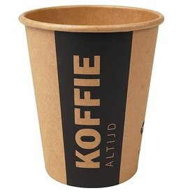 Conpax Beker uit karton (altijd koffie), 237 ml, diameter 80 mm, pak van 50 stuks