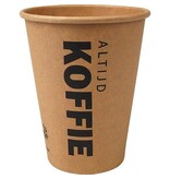 Conpax Beker uit karton (altijd koffie), 300 ml, diameter 90 mm, pak van 50 stuks
