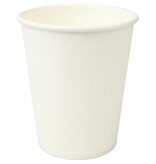 Q-CONNECT Beker uit karton, 150 ml, wit, pak van 100 stuks