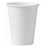 Conpax Beker uit karton, 250 ml, diameter 90 mm, wit, doos van 1000 stuks