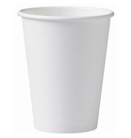 Conpax Beker uit karton, 250 ml, diameter 90 mm, wit, 1000st.