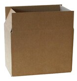 Merkloos Verzenddoos, enkele golf, 3 mm, bruin, ft 230 x 130 x 160 mm