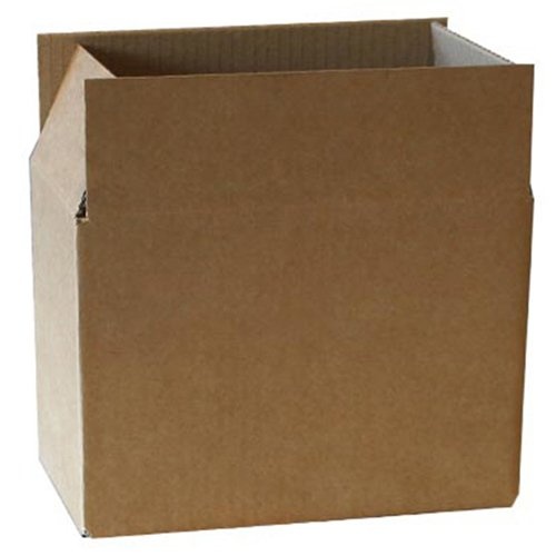 Merkloos Verzenddoos, enkele golf, 3 mm, bruin, ft 230 x 130 x 160 mm