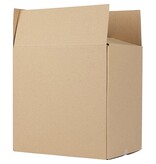 Merkloos Verzenddoos, bruin, ft 30,5 x 22 x 30 cm