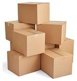 Merkloos Verzenddoos, enkele golf, 3 mm, bruin, ft 340 x 280 x 60 mm