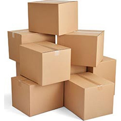 Merkloos Verzenddoos, enkele golf, 3 mm, bruin, ft 340 x 280 x 60 mm