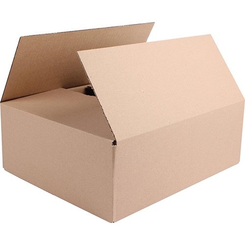 Merkloos Verzenddoos, enkele golf, bruin, ft 340 x 280 x 120 mm