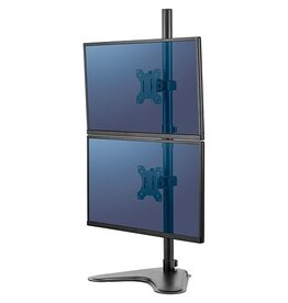 Fellowes Seasa  monitorarm, vrijstaand, voor 2 schermen, verticaal