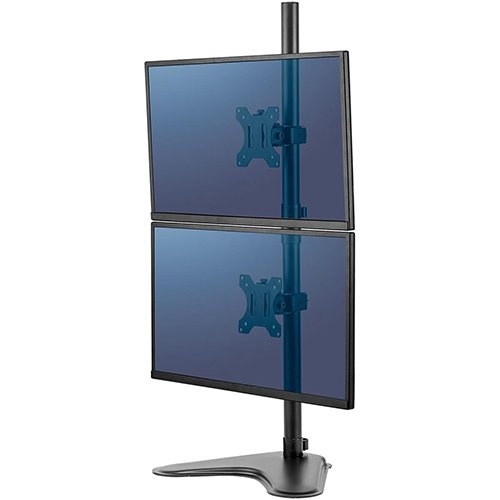 Fellowes Fellowes Seasa  monitorarm, vrijstaand, voor 2 schermen, verticaal