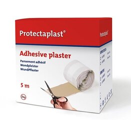 Protectaplast Protectaplast Elastic textielpleister, ft 6 cm x 5 m, op rol