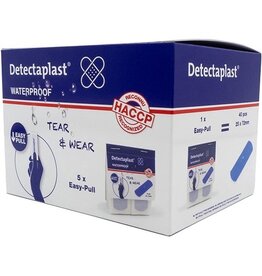 Detectaplast Detectaplast Tear & Wear Waterproof Easy-Pull, 25 x 72 mm