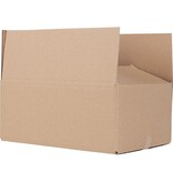 Merkloos Verzenddoos, bruin, ft 30,5 x 22 x 12,5 cm