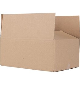 Merkloos Verzenddoos, bruin, ft 30,5 x 22 x 12,5 cm — levering per 25