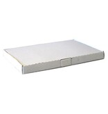 Merkloos verzenddoos, wit, ft 31 x 22 x 2,5 cm — levering per 100