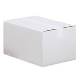 Merkloos Verzenddoos, enkele golf, 3 mm, wit, ft 370 x 250 x 145 mm