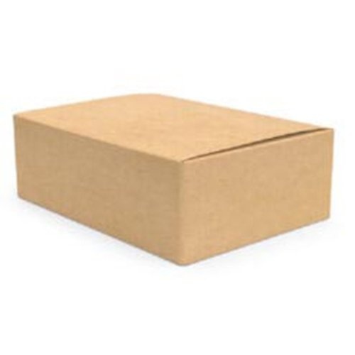 Merkloos Verzenddoos, enkele golf, 3 mm, bruin, ft 200 x 140 x 110 mm