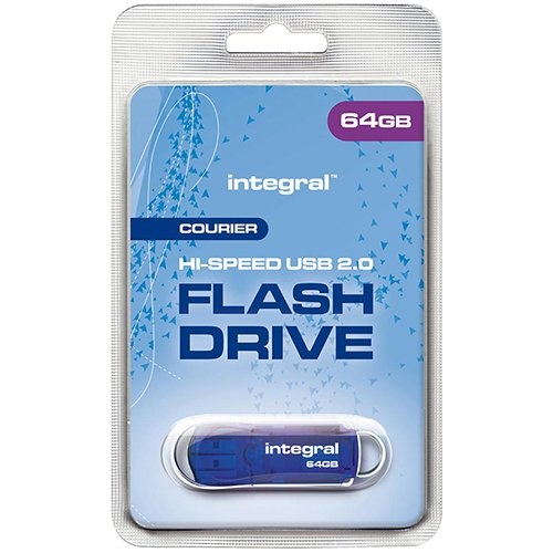 Integral Courier USB 2.0 stick, 64 GB