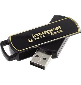 Integral 360 Secure USB 3.0 stick, 64 GB