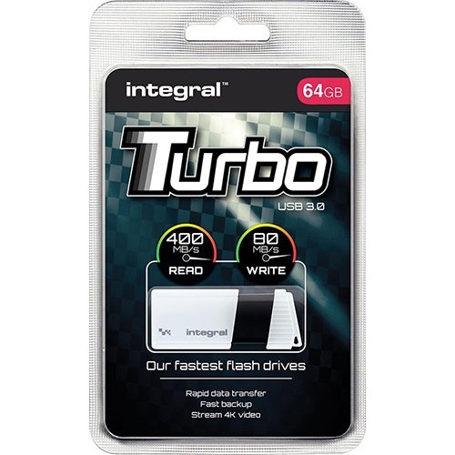 Integral Integral Turbo USB 3.0 stick, 64 GB