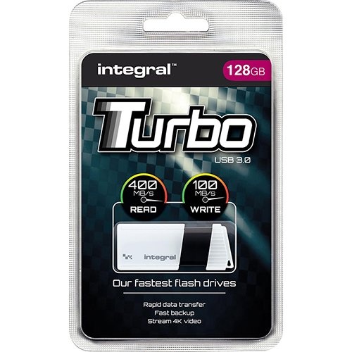 Integral Integral Turbo USB 3.0 stick, 128 GB