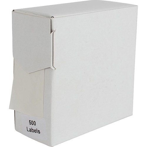 Rillprint Rillprint ronde etiketten, diameter 35 mm, rol van 500 stuks, transparant