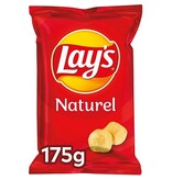 Lay'S Lay's Chips Naturel, zak van 175 g — levering per 8