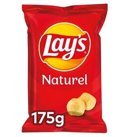 Lay'S Lay's Chips Naturel, zak van 175 g [8st]