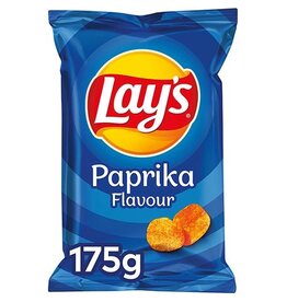 Lay'S Lay's Chips Paprika, zak van 175 g — levering per 8