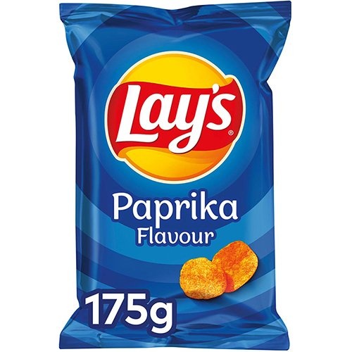 Lay'S Lay's Chips Paprika, zak van 175 g — levering per 8