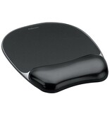 Fellowes Crystals Gel muismat met polssteun, zwart