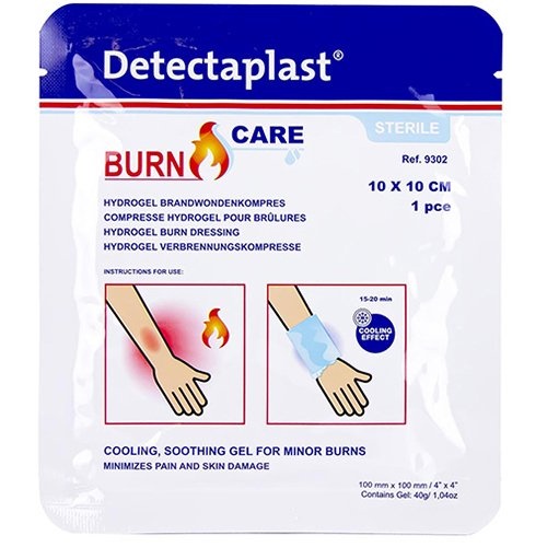 Detectaplast Detectaplast Burn Care hydrogel compres voor brandwonden, ft 10 x 10 cm