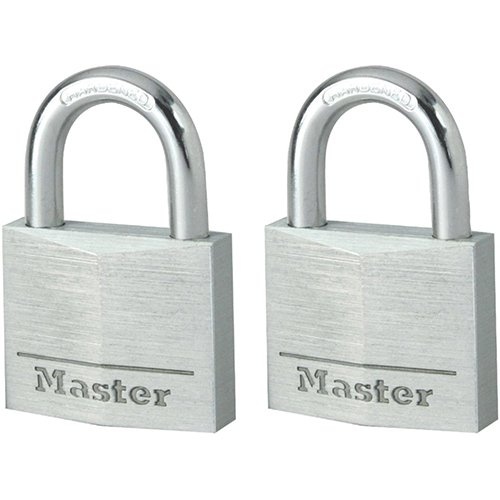 De Raat De Raat Master Lock hangslot met sleutelslot, model 9130EURT, pak van 2 stuks
