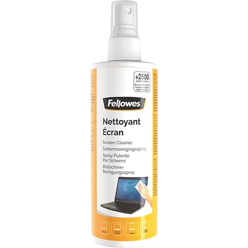 Fellowes schermreinigingsspray, flacon van 250 ml