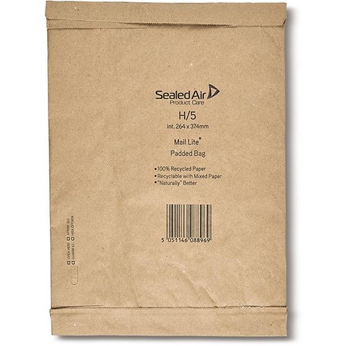 Mail Lite Padded Bag enveloppen, H/5, 264 x 374 mm 50st.