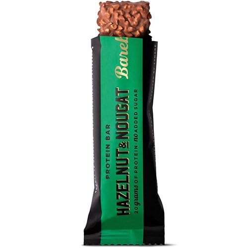 Barebells Barebells reep Original Hazelnut & Nougat, 55 g, pak van 12 stuks