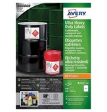 Avery Avery Etiketten Ultra Heavy Duty, 210 x 148 mm wit