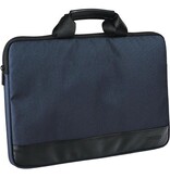 Cristo Recycled sleeve voor 15,6 inch laptops, blauw