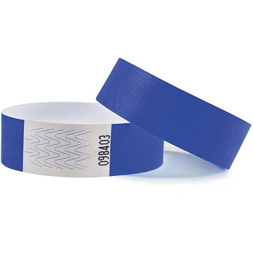 Combicraft Combicraft polsbandjes Tyvek, blauw, pak van 100 stuks