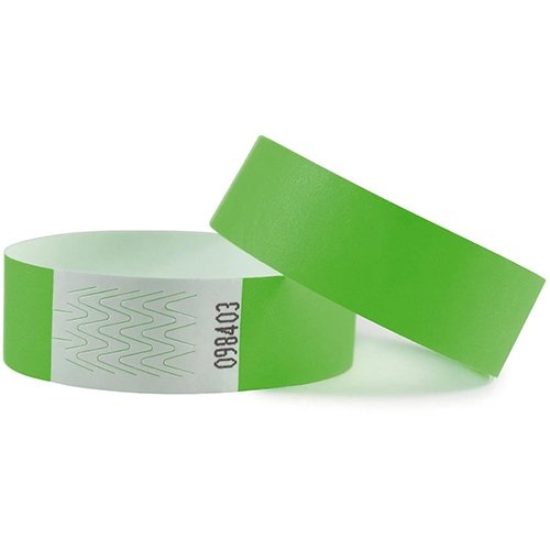 Combicraft Combicraft polsbandjes Tyvek, groen, pak van 100 stuks