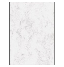 Sigel Sigel designpapier grijs gemarmerd, ft A4, 200 g, pak van 50 vel
