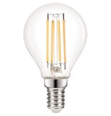 Integral Mini Globe LED lamp E14, 2.700 K, 3,4 W, 470 lumen