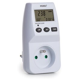 Perel Perel energiemeter, 230 V, 16 A, wit, voor België