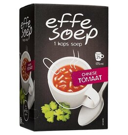 Effe Soep Effe Soep 1-kops, Chinese tomaat, 175 ml, doos van 21 zakjes