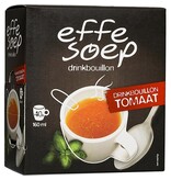 Effe Soep Effe Soep drinkbouillon, tomaat, 160 ml, doos van 40 sticks
