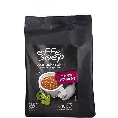 Effe Soep Effe Soep vending, Chinese tomaat, 140 ml, zak van 40 porties