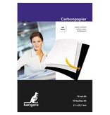 Kangaro Kangaro carbonpapier, ft A4 (21 x 29,7 cm), wit, pak van 10 vel