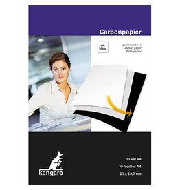 Kangaro Kangaro Carbonpap A4 Wit Pk10 [1st]