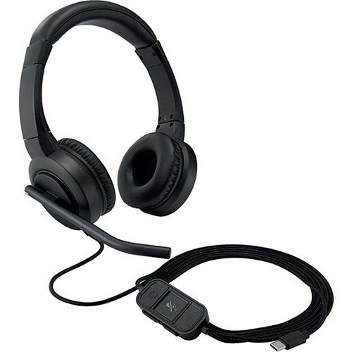Kensington Kensington USB-C Headset H1000, On-Ear, zwart
