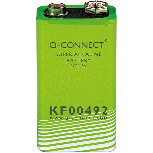 Q-CONNECT Q-CONNECT batterij, alkaline, E, 9V