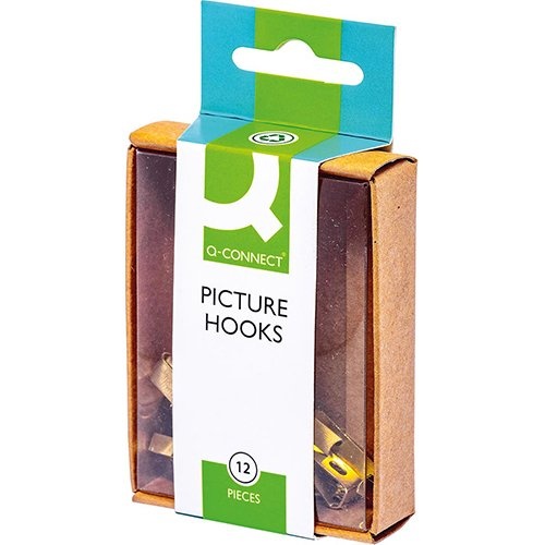 Q-CONNECT Q-CONNECT foto haak staal doos van 20 stuks